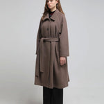 Overfit maxi wool coat - fasfas