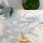 Owrah 2tone necklace - fasfas