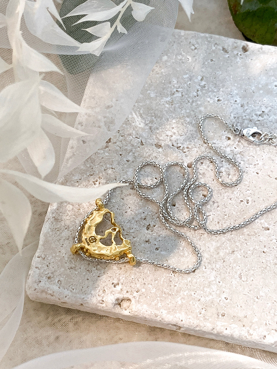 Owrah 2tone necklace - fasfas