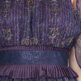 Paisley print asymmetric tiered dress - fasfas