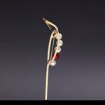 Pearl theoria brooch gold - fasfas