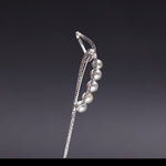 Pearl theoria brooch silver - fasfas