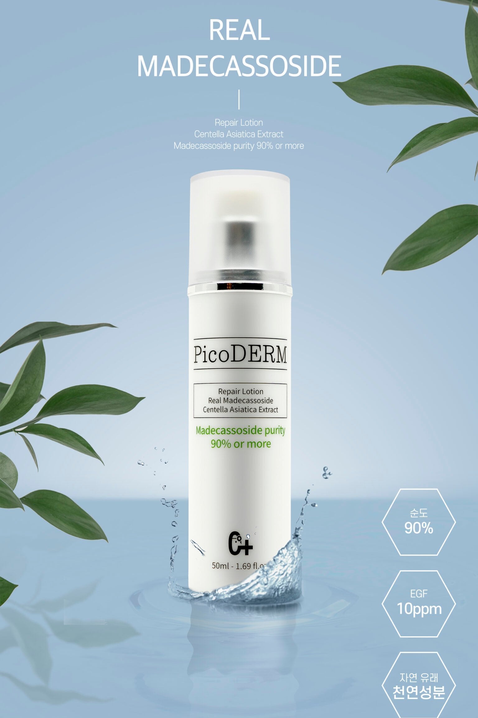 Picoderm real madecassoside repair lotion 50ml - fasfas