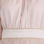 Pleated peplum tank silk blouse - fasfas