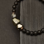Pyrite homme bracelet - fasfas