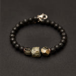 Pyrite homme bracelet - fasfas