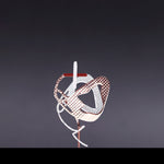 Red cross two tone rose silver - fasfas