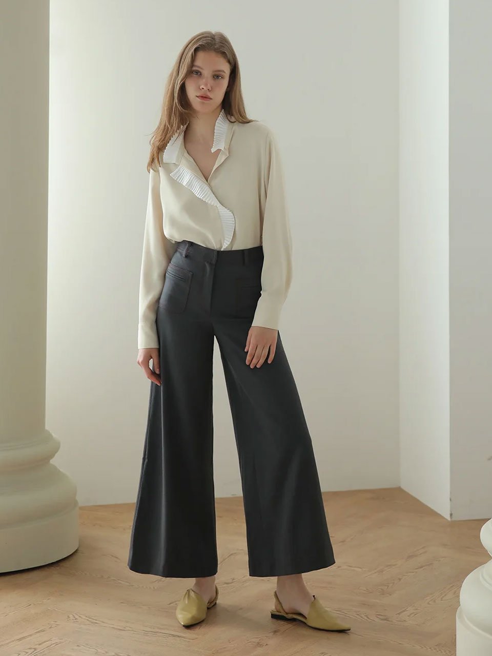 Red stitch pocket pants - fasfas