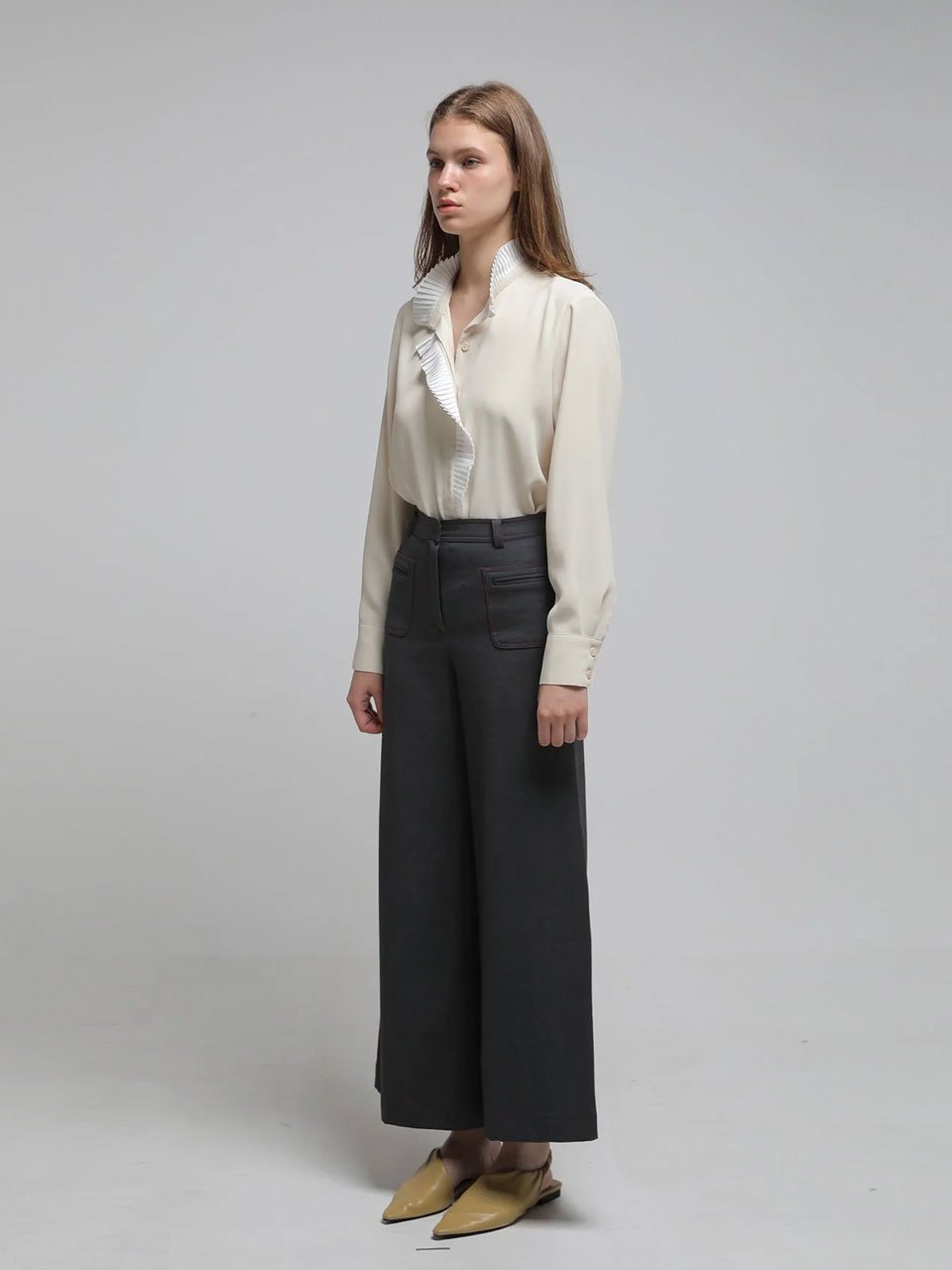 Red stitch pocket pants - fasfas