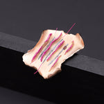 Rhizome objet brooch pink - fasfas