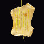 Rhizome objet brooch yellow - fasfas