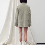 Safari shirt jacket olive - fasfas