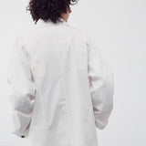 Safari shirt jacket white - fasfas