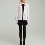 Silk classic pintuck shirt - fasfas