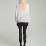 Silk classic pintuck shirt - fasfas