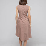 Sleeveless chain point slim fit dress - fasfas