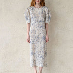 Slim fit cutting knit maxi dress - fasfas