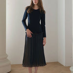 Slim fit low waist pleated one piece - fasfas