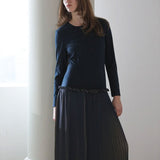 Slim fit low waist pleated one piece - fasfas