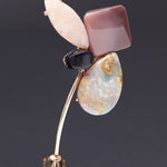 Soaring high brooch burgundy - fasfas