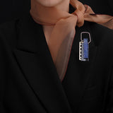 Square lapis lazuli brooch - fasfas