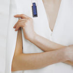 Square lapis lazuli brooch - fasfas