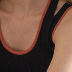 Stretch-knit asymmetric dress black - fasfas