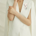 Subtlety feast brooch avant garde druzy agate - fasfas