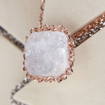 Subtlety feast brooch druzy agate - fasfas