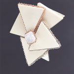 Subtlety feast brooch druzy agate - fasfas