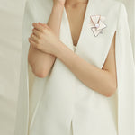 Subtlety feast brooch druzy agate - fasfas