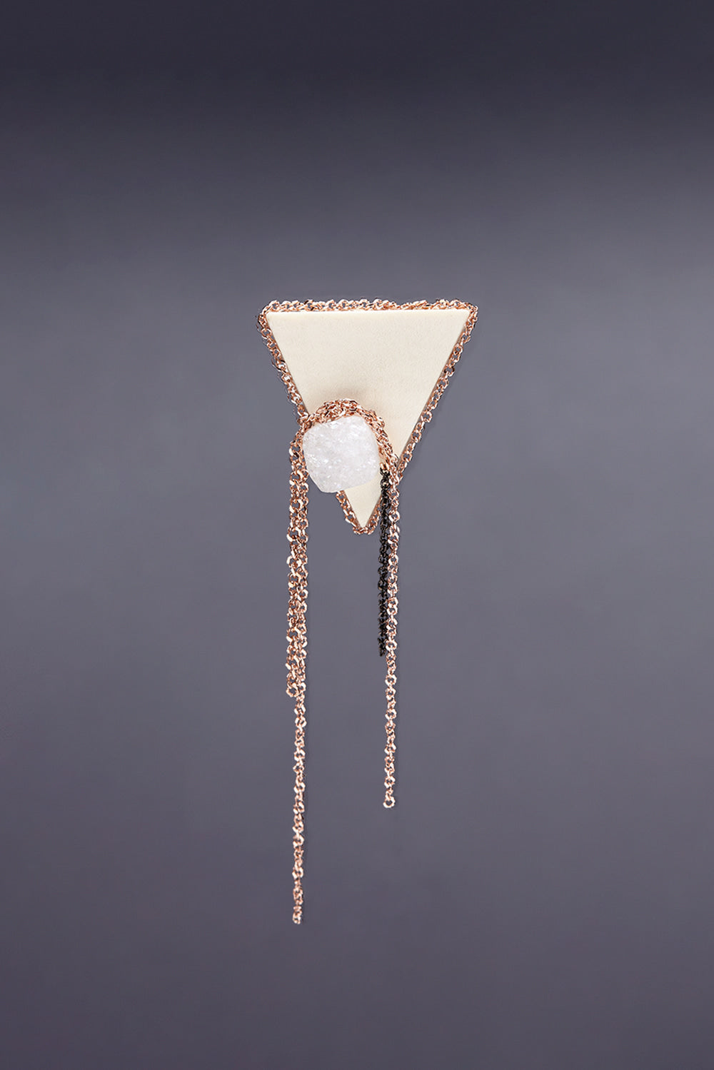 Subtlety joli brooch druzy agate - fasfas