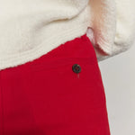 Tailored flared pants red - fasfas