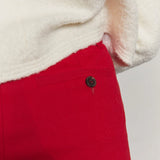 Tailored flared pants red - fasfas