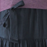 Tiered satin ribbon skirt - fasfas