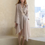 Unbalanced flare skirt - fasfas