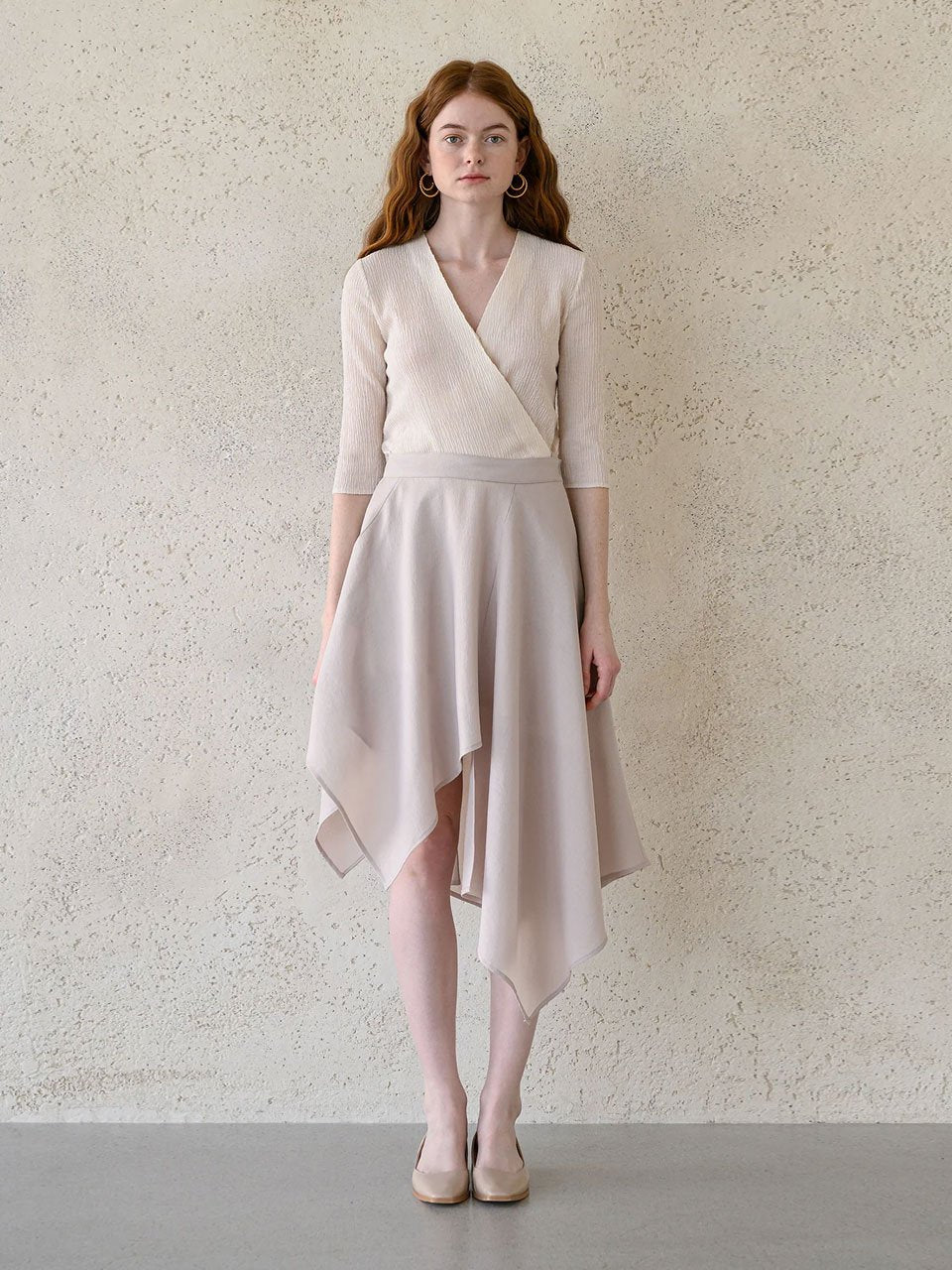 Unbalanced flare skirt - fasfas
