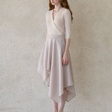 Unbalanced flare skirt - fasfas