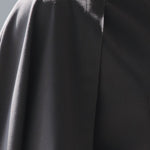 V-neck cape set-up jacket - fasfas