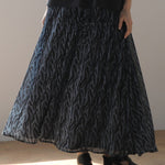 Zebra print banded maxi skirt - fasfas