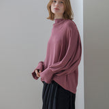 Draped wrap black unbalanced skirt