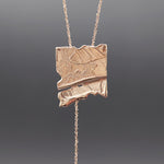 Rosegold texture de necklace - fasfas