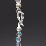 Two-way synthetic moonstone necklace - fasfas