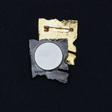 De twin gold brooch - fasfas
