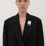 De twin silver brooch - fasfas