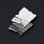 De twin silver brooch - fasfas