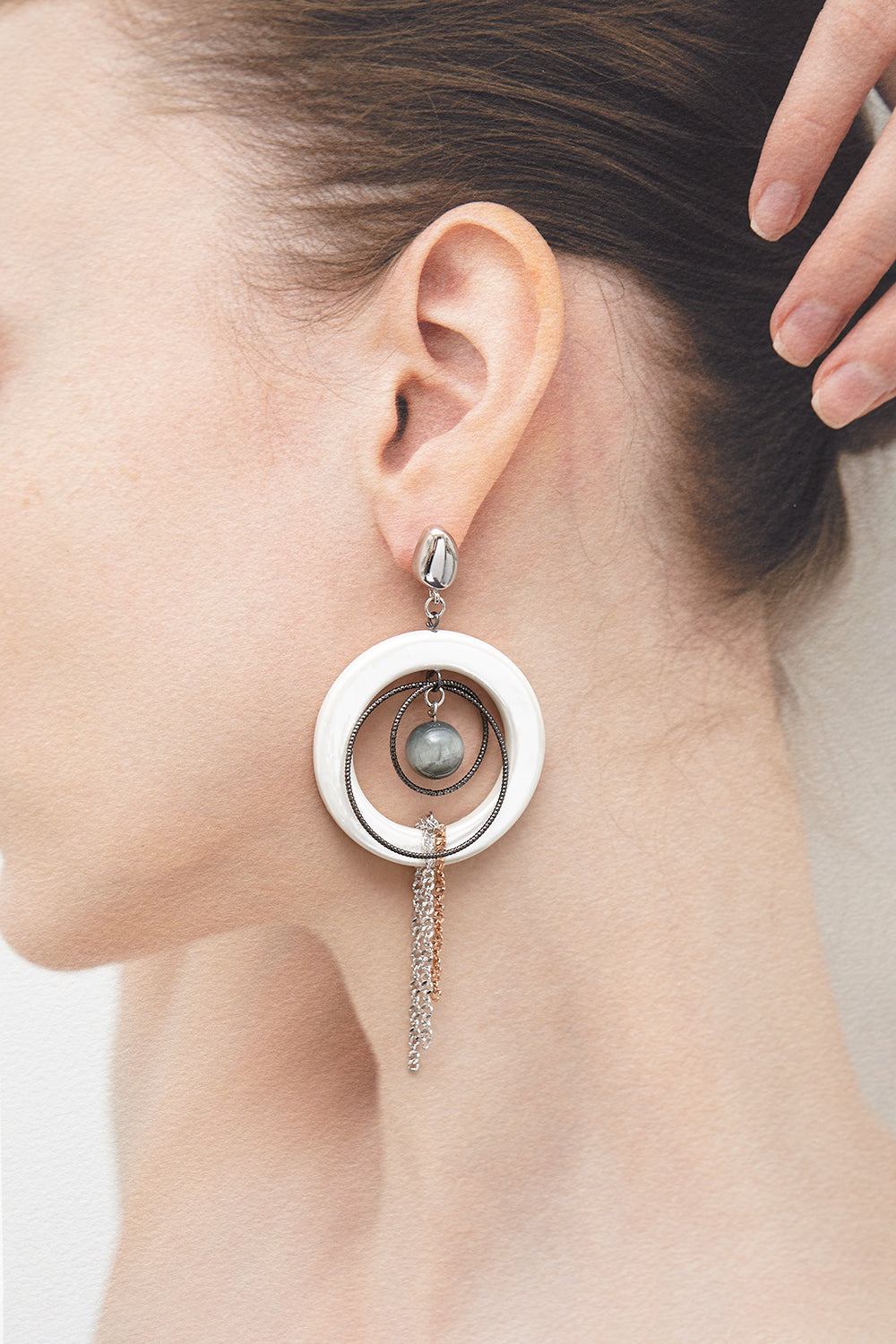 Eagle eyes dramatique earrings(clip-on earrings) - fasfas