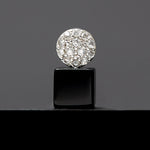 5mm onyx cubic earrings(clip-on–option) - fasfas