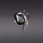 Dancing objet No.19 duo petit brooch noir - fasfas