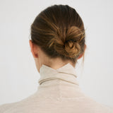 Super fine pullover lavender – italy merino wool 100% beige